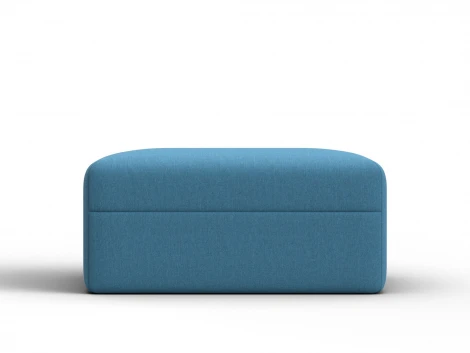 Модуль пуф Лига-060 НПБ (ЛДСП,Брус,Фанера,Рогожка/Голубой) Лига Диванов 129736