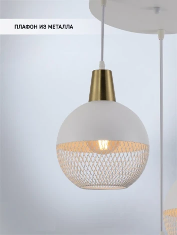 Подвесной светильник Wedo Light Gazania WD4001/3P-CO-WT