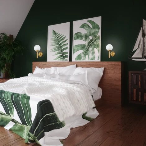 Бра Freya Zelda FR5124WL-01BS (220V, шар)