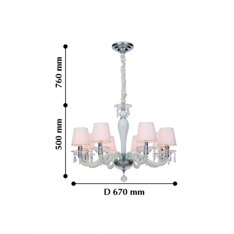 Подвесная люстра Favourite Atlanta 2056-8P