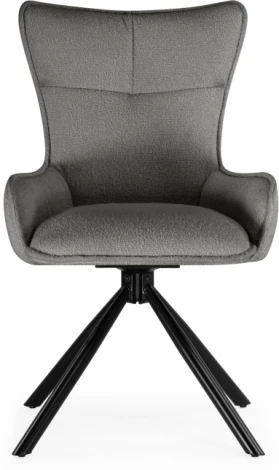 Стул на металлокаркасе Woodville Chicago light gray / black арт.15830