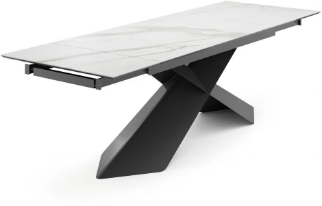 Стол раскладной Top Concept Tyler (180+40+40), керамика матовая, светлый