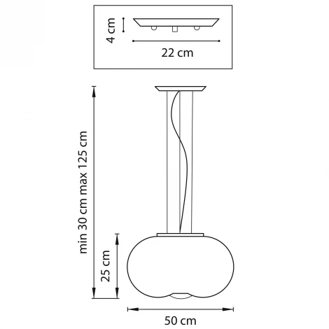 Подвесной светильник Lightstar Meringe 801040 (220V, на тросе, круглые)
