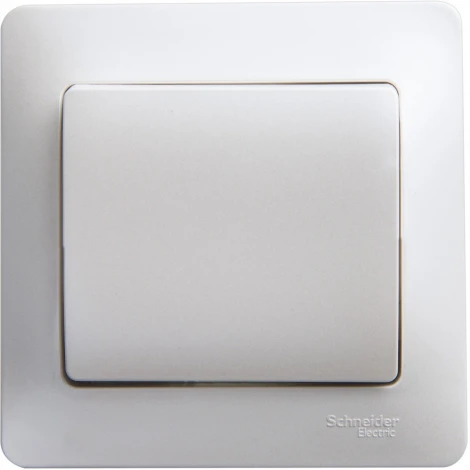 Выключатель встраиваемый одноклавишный (перламутровый) Systeme Electric Glossa GSL000612