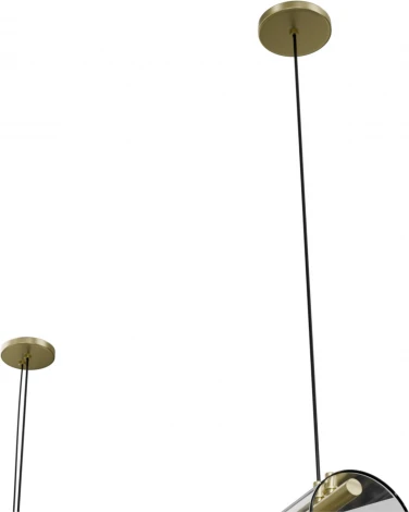 Подвесной светильник Lightera Luara LE102L-150G Wi-Fi (LED, 220V, управление смартфоном, голосовое управление, умный дом - Алиса, Tuya Smart, Маруся, Smart Life, Экосистема Сбер)