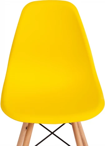 Обеденный стул Tetchair CINDY (Дерево бук,Металл,Пластик/Желтый)