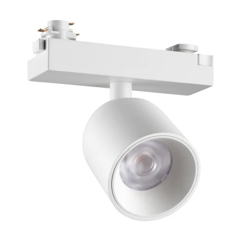 Трековый светильник однофазный светодиодный Novotech Solette 359809 белый трехжильный IP20 LED 10W 220V 4000К