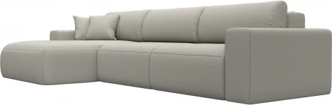 Диван угловой Лига-036 НПБ Классик Лонг левый угол Лига Диванов (Рогожка) арт.125462L