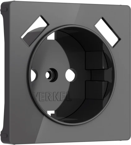 Накладка для розетки USB (графит акрил) Werkel W1171208 (a064100)