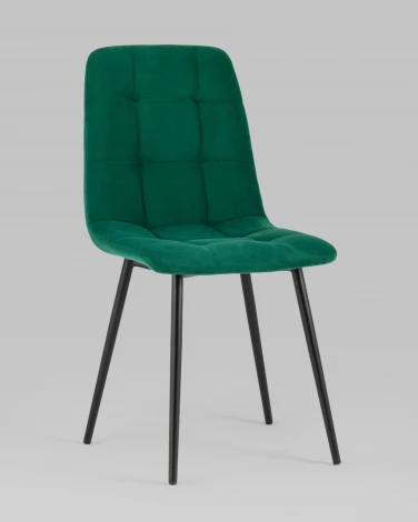Стул Stool Group Oliver велюр тёмно-зелёный УТ000025389