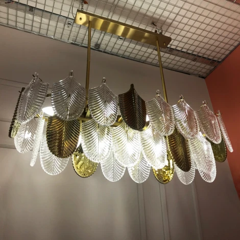 Потолочная люстра на штанге Cloyd Bonga 10599 (220V, листья)