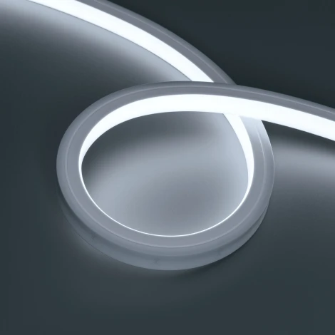 Светодиодная лента герметичная NOVA-TOP-PU-A120-16x15mm 24V White7200 (10 W/m, IP68, 5m, wire x2) (Arlight, Полиуретан) 049075