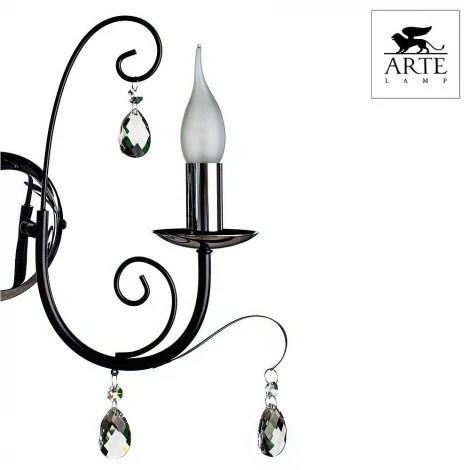 Бра Arte Lamp Romana A1742AP-2BK