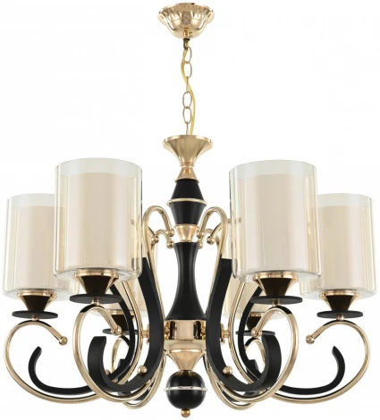 Подвесная люстра Arte Milano Florentia-2237 302237/6 Bk/Gd (220V, на цепи)