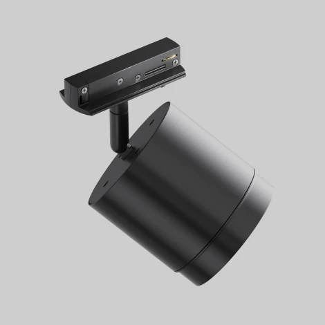 Трековый светильник однофазный 220V Maytoni Polar TR088-1-GX53-B (круглые)