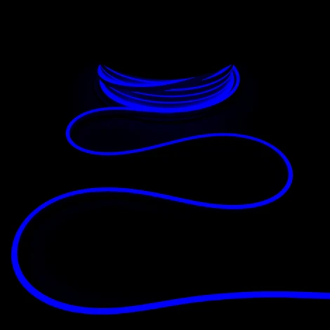 Односторонний Гибкий Неон 6х12мм Синий 12В, IP65 Laitcom FR-23525