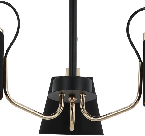 Потолочная люстра на штанге ILLUMICO IL6120-3COU-79 BK GD (220V)