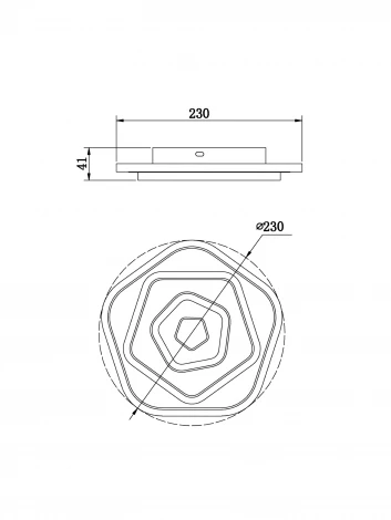 Потолочный светильник светодиодный Freya Iona FR10019WL-L23W