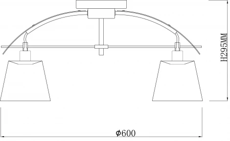 Потолочная люстра Escada Vicont 587/5PL