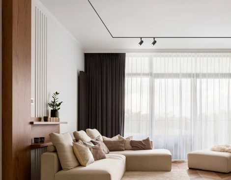 Трековый светильник магнитный светодиодный 3CCT 3000K-6000K 6W 48V Ambrella Track System GL2301