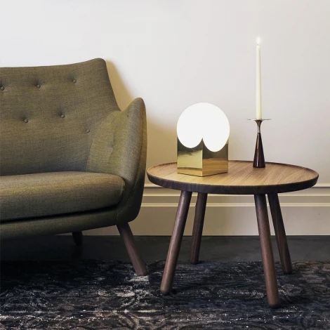 Интерьерная настольная лампа iLamp Golden 10213T/1-D200 MGL-WH (220V, выключатель, шар)