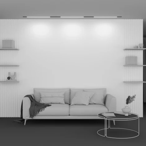 Трековый светильник LED магнитный 24W 48V Maytoni Technical Basis TR030-2-24W2.7K-B