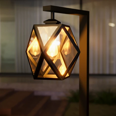 Наземный фонарь Elektrostandard Ambra 35133/F черный (220V, IP33)