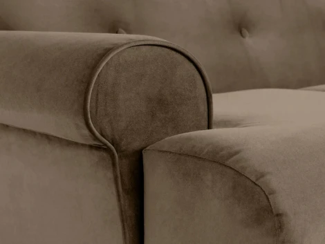 Диван Italia ОГОГО (арт.339429), (Ткань/Коричневый)