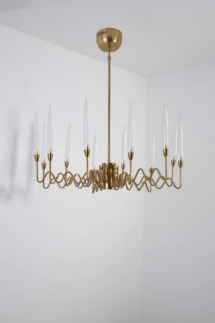 Потолочная люстра на штанге Fluorite Il Pezzo SP1008-12P