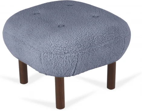Пуф Lounge Wood ОГОГО (арт.826135), (Искусственный мех/Синий)