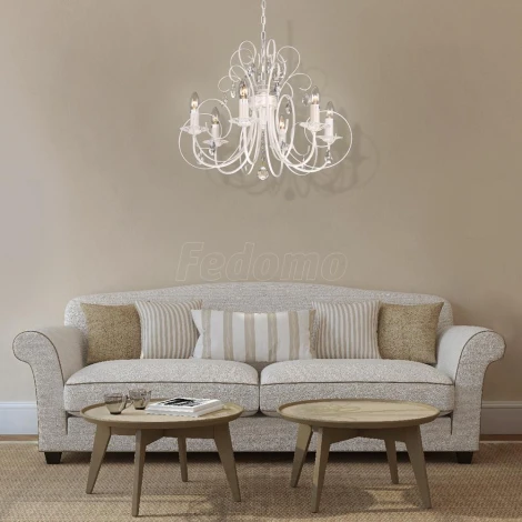 Подвесная люстра Максисвет 4484 2-4484-6-WH E14