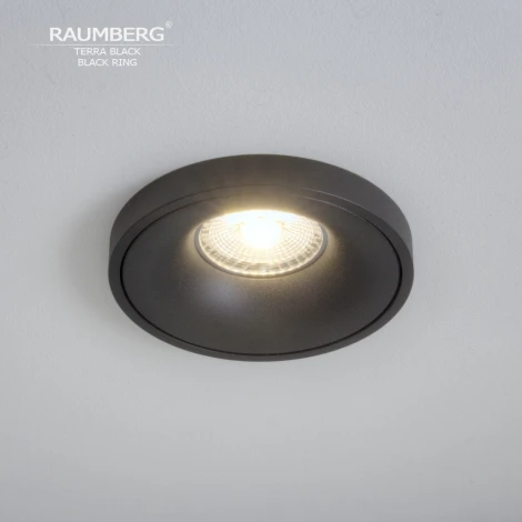 Встраиваемый светильник Raumberg TerraBk\Bk Black\Black