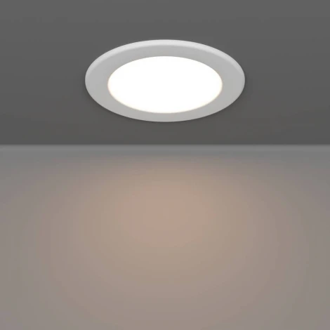 Встраиваемый светодиодный светильник Eglo Fueva 6 901417 с рег-кой цветовой темп-ры 6,3W(LED) IP44 2700K, 4000K, 6500K пластик, белый