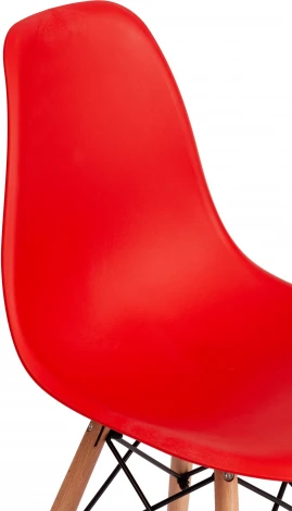 Обеденный стул Tetchair CINDY (Дерево бук,Металл,Пластик/Красный)