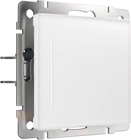 Сенсорный выключатель одноклавишный с подсветкой (белый) Werkel W4512001 (a063597)