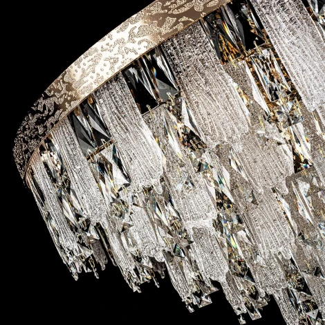 Подвесная люстра хрустальная Modelux MODELUX ML.7206.800 GD