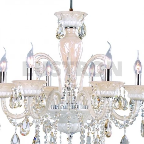 Подвесная люстра Omnilux Teramo OML-30503-06 (220V, на цепи, подсвечник, свеча)