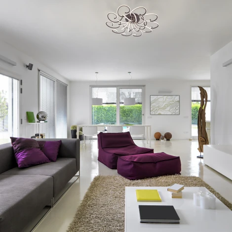 Потолочная люстра Eurosvet Smart Rosca 90236/10 чёрный кофе