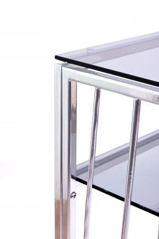 Консольный стол AllConsoles 1124-CS grey серебряный