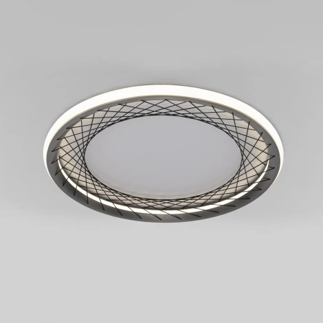 Потолочный светодиодный светильник круглый Eurosvet Parafe 40023/1 LED серый (220V, круглые)