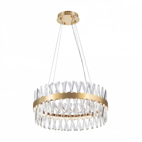 Подвесная люстра Arte Milano Venezia 311096/D600 BS (регулировка яркости, LED, 220V, хрусталь, пульт управления, на тросе, круглые)