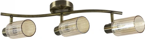 Настенно-потолочный спот Escada Kappa 682/3P 3x40Вт E14, металл/стекло, античная бронза (220V)
