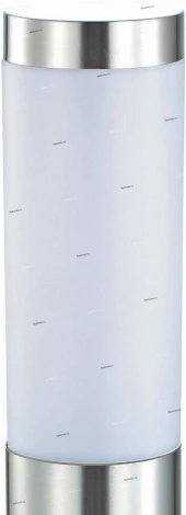 Столб уличный Horoz Defne, 1 плафон, никель с белым