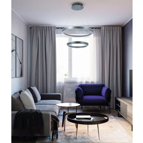 Подвесной светильник светодиодный с регулировкой цветовой температуры LED4U LED4U L8731-600-400