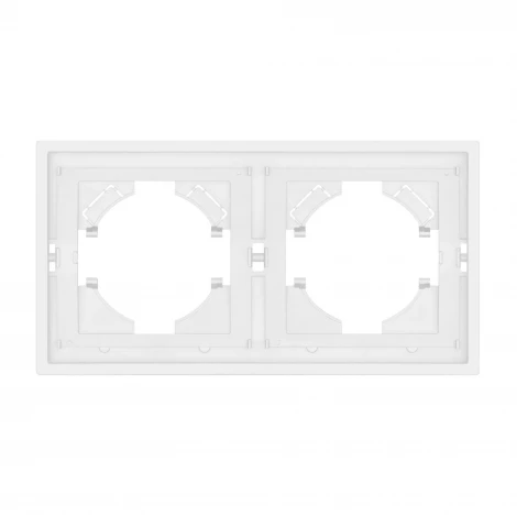 Рамка пластиковая FRM-TENDO-PL-2-WH (Arlight, Белый) 053839