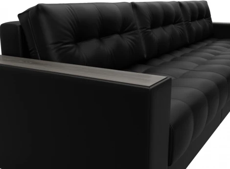 Диван угловой с декором Лига-049 НПБ Лонг Лига Диванов (Экокожа) арт.128307