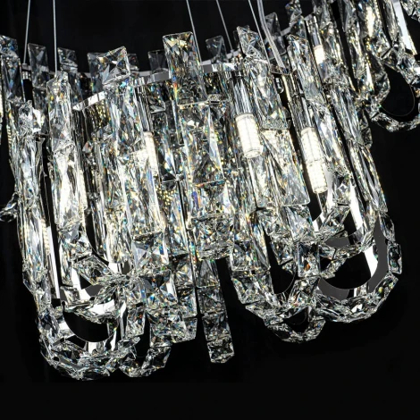 Подвесная люстра хрустальная Modelux MODELUX ML.6621.28 CR