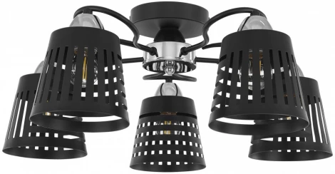 Потолочная люстра Arte Milano AMALFI-328207 328207/5 BK.CR (220V)