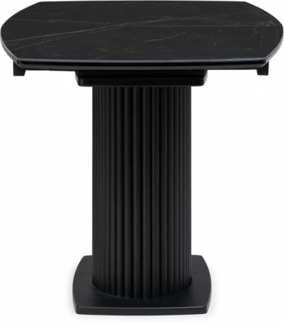 Керамический стол Notta Фестер 140(180)х80 черный мрамор shakespeare black / черный арт.612882