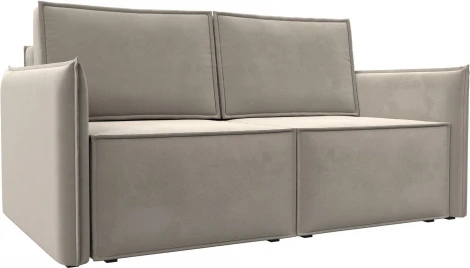 Диван прямой Либерти мини (Бежевый/Микровельвет) Лига Диванов арт.121900